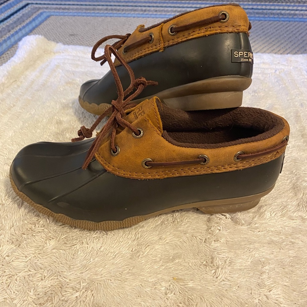 Sperry Saltwater Duck Bootie - EUC